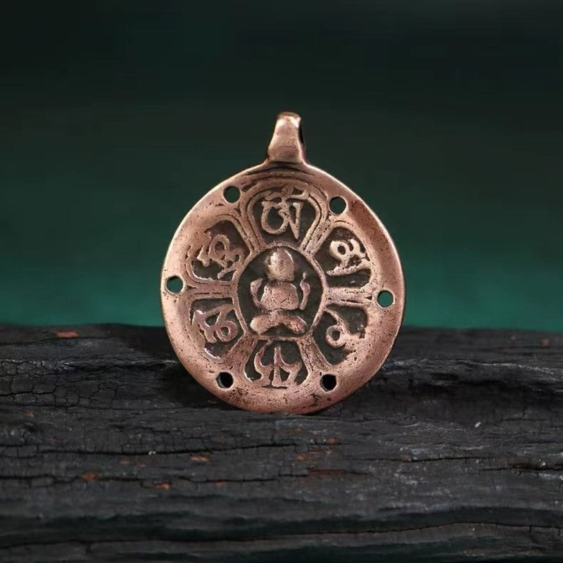 Vintage Tibetan Om Mani Pendant