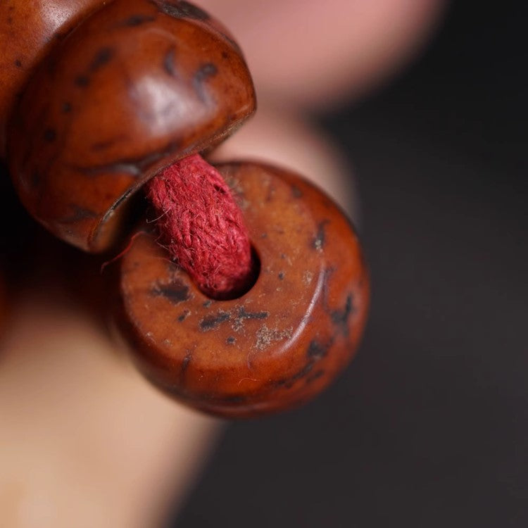 Vintage Tibetan Phoenix Eye Bodhi Seed Mala