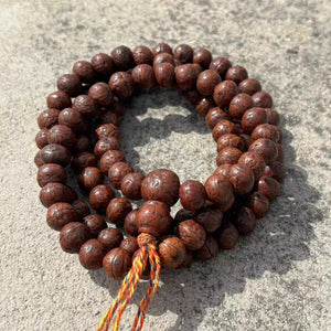 Old Tibetan Phoenix Eye Bodhi Seed Mala-Mantrapiece