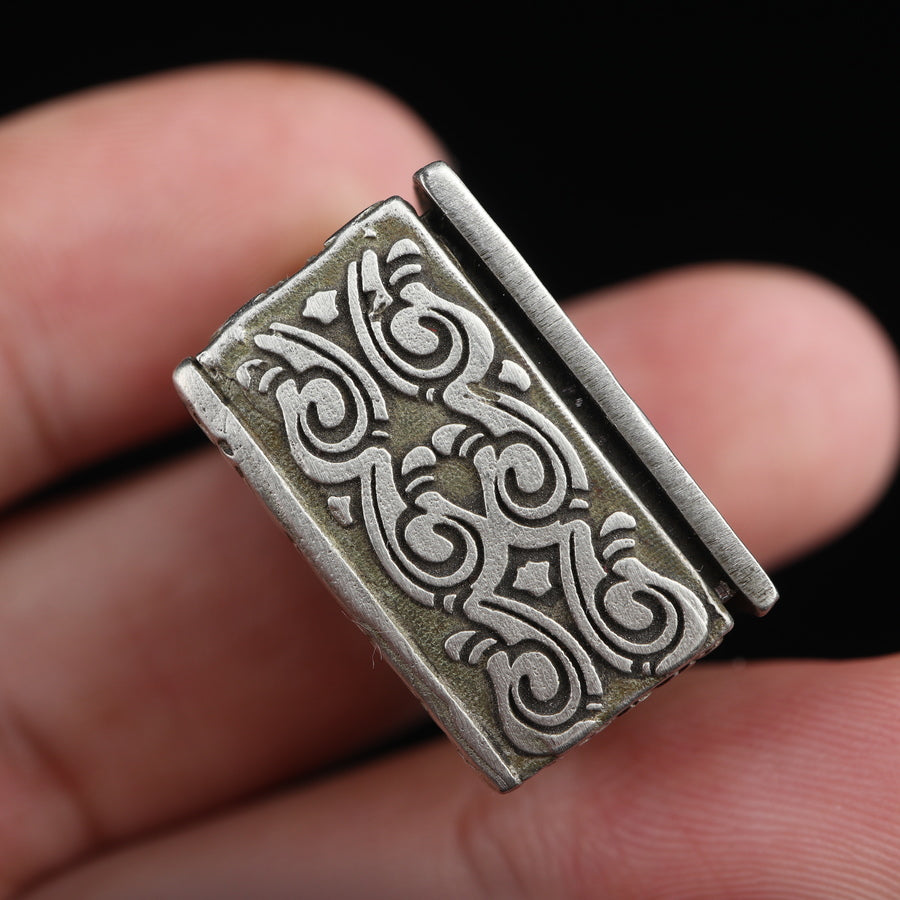 Vintage Tibetan Prayer Box Pendant