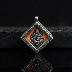 Old Tibetan Prayer Box Pendant