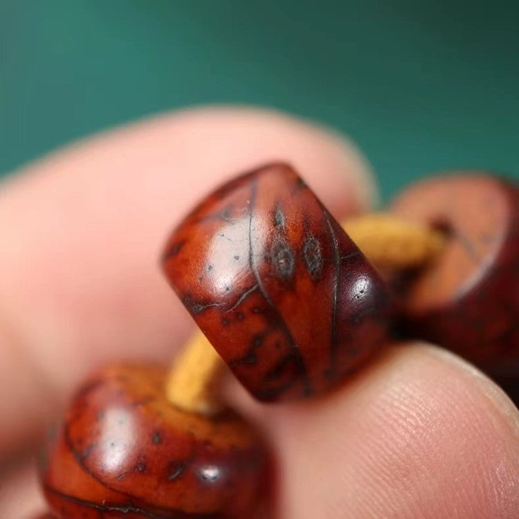 Old Tibetan Red Bodhi Seed Beads-Mantrapiece