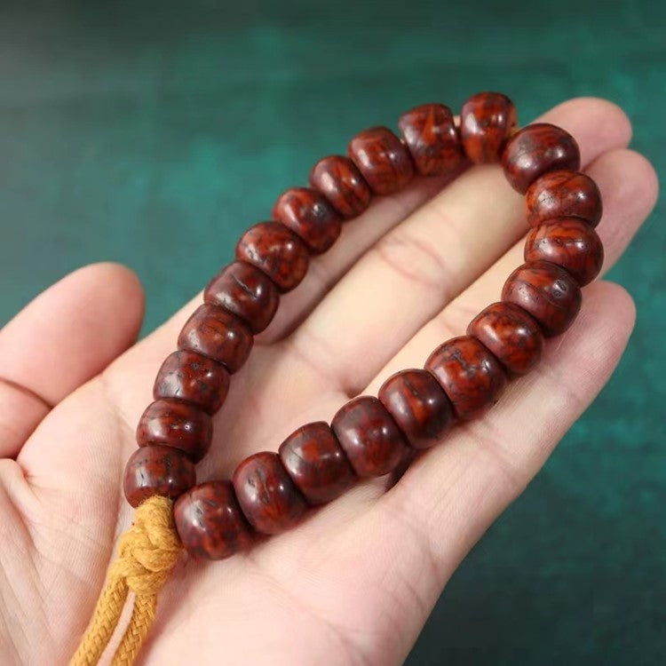 Antique Tibetan Red Bodhi Seed Beads