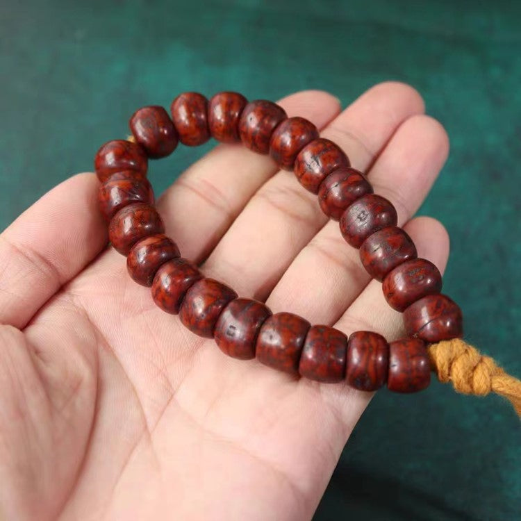 Antique Tibetan Red Bodhi Seed Beads