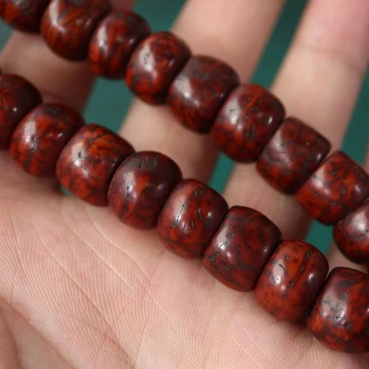 Old Tibetan Red Bodhi Seed Beads