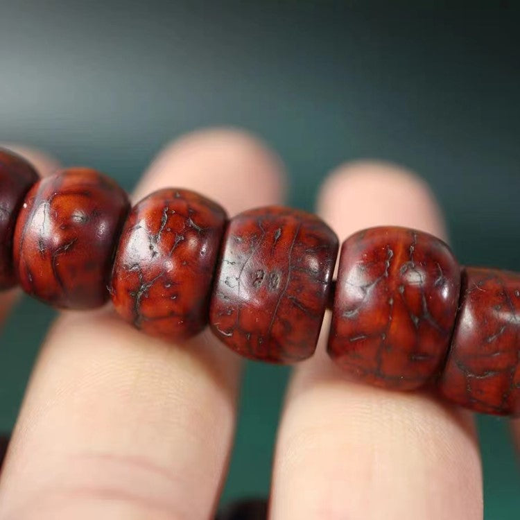 Old Tibetan Red Bodhi Seed Beads