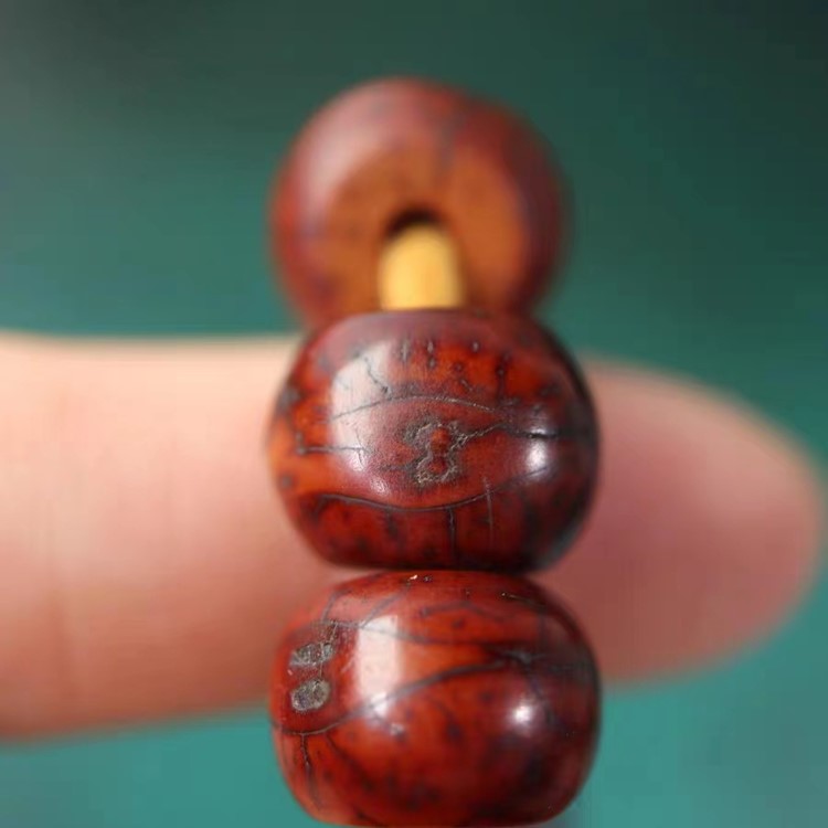 Old Tibetan Red Bodhi Seed Beads-Mantrapiece