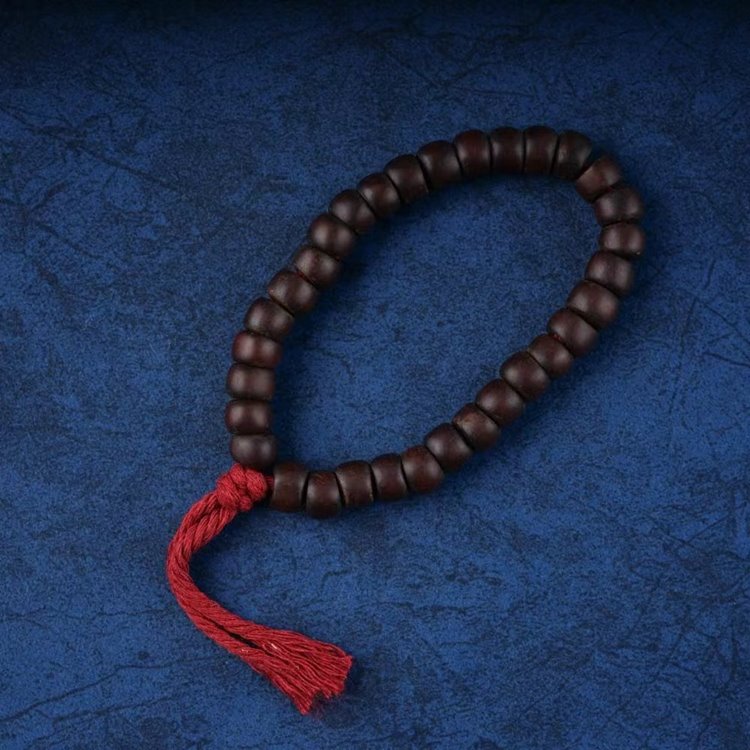 Old Tibetan Red Sandalwood Bracelet-Mantrapiece