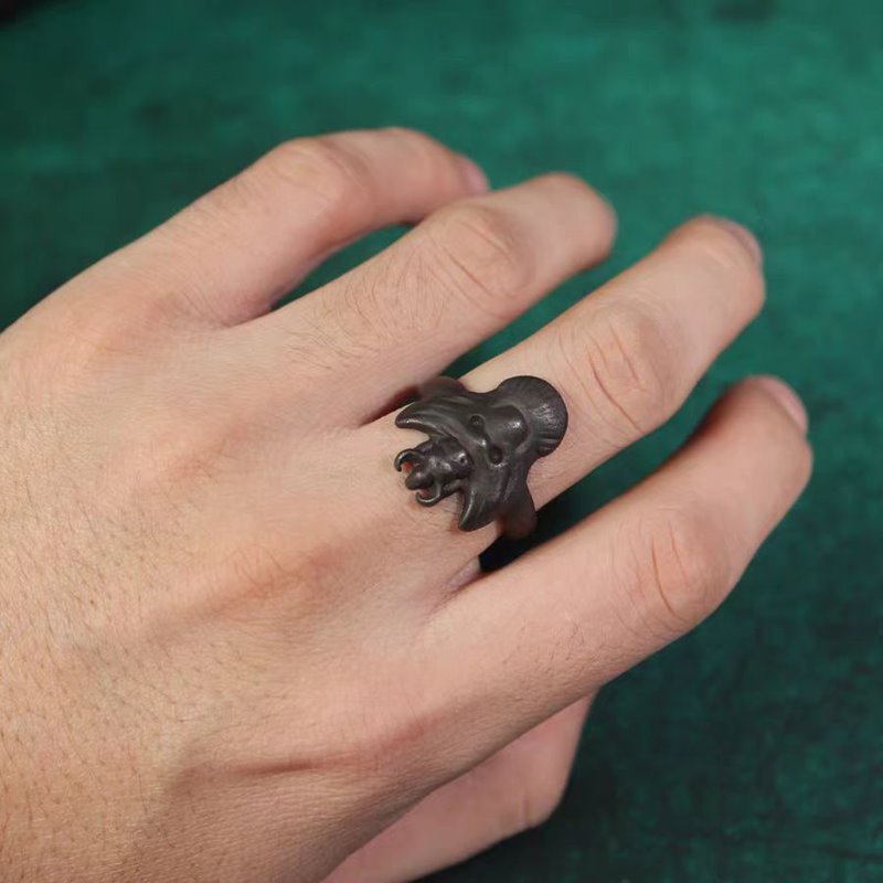 Vintage Tibetan Sentinel Khyung Ring