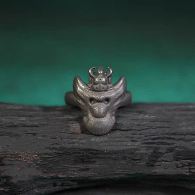 Vintage Tibetan Sentinel Khyung Ring