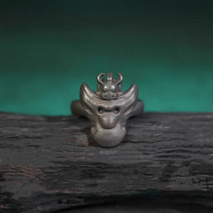 Old Tibetan Sentinel Khyung Ring-Mantrapiece