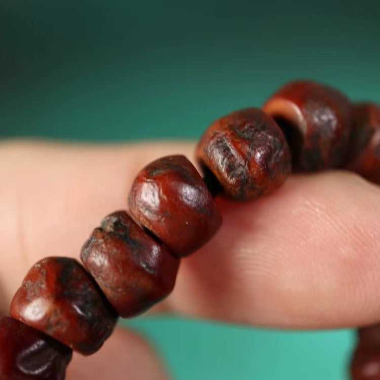 Antique Tibetan Small Bodhi Seed Wrist Mala