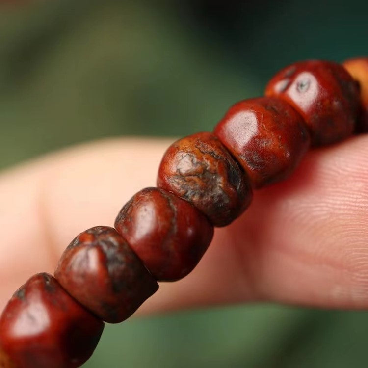 Antique Tibetan Small Bodhi Seed Wrist Mala