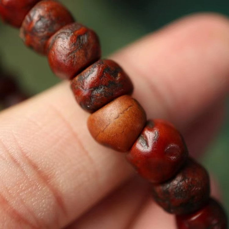 Antique Tibetan Small Bodhi Seed Wrist Mala