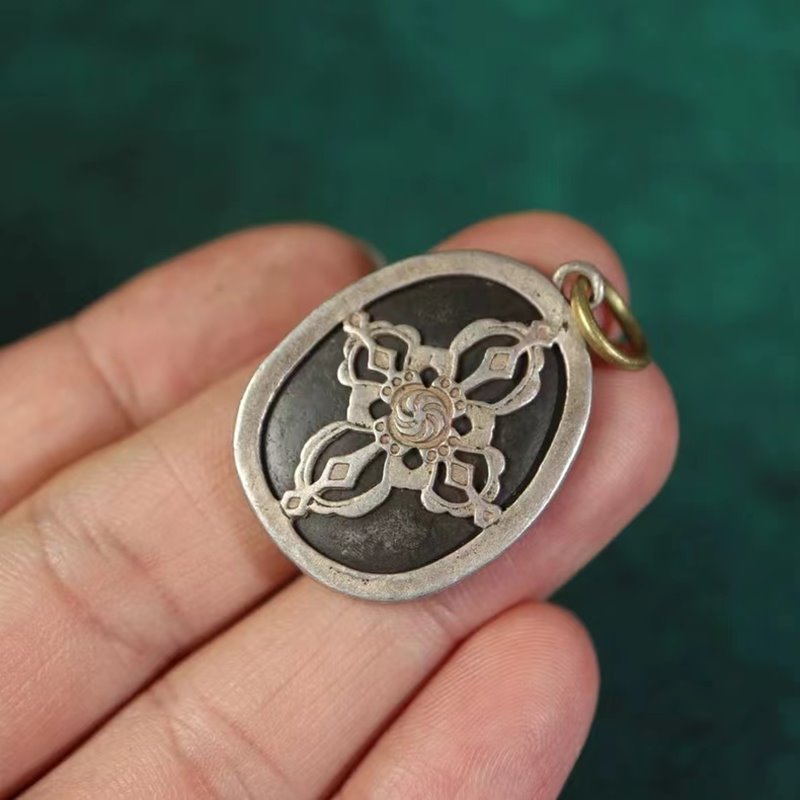 Vintage Tibetan Stupa Relic Charm