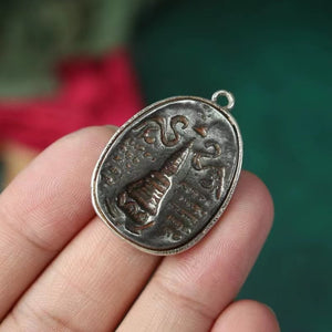 Old Tibetan Stupa Relic Pendant