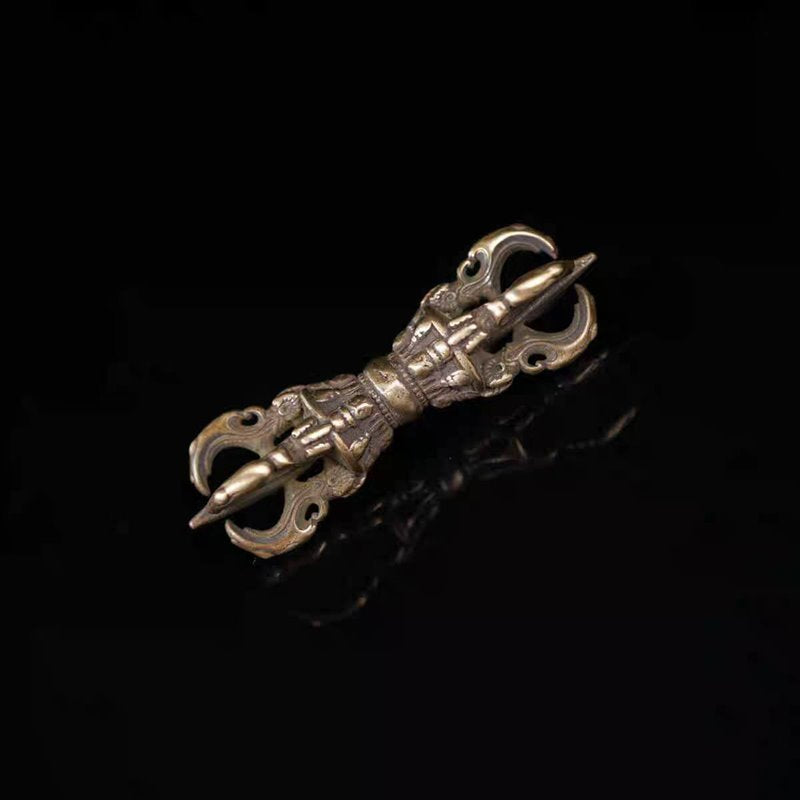 Vintage Tibetan Thunderbolt Nexus Pendant