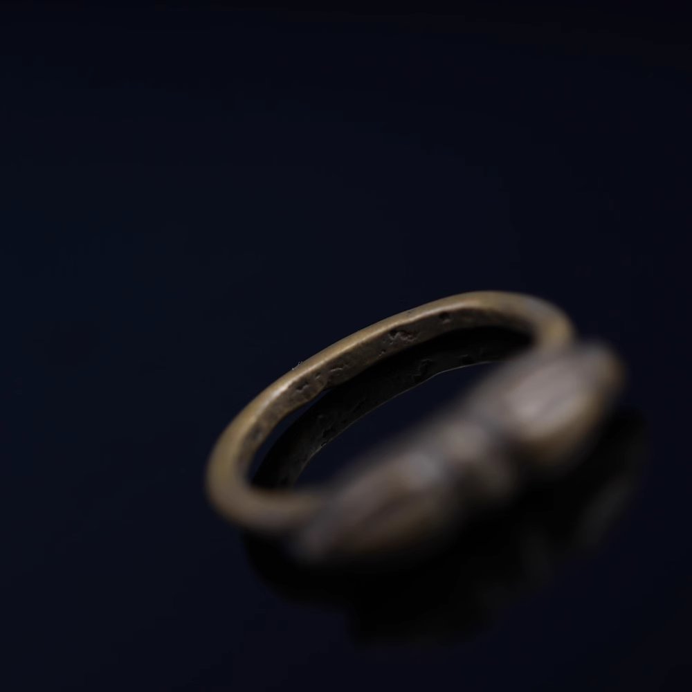 Vintage Tibetan Vajra Thunderbolt Ring