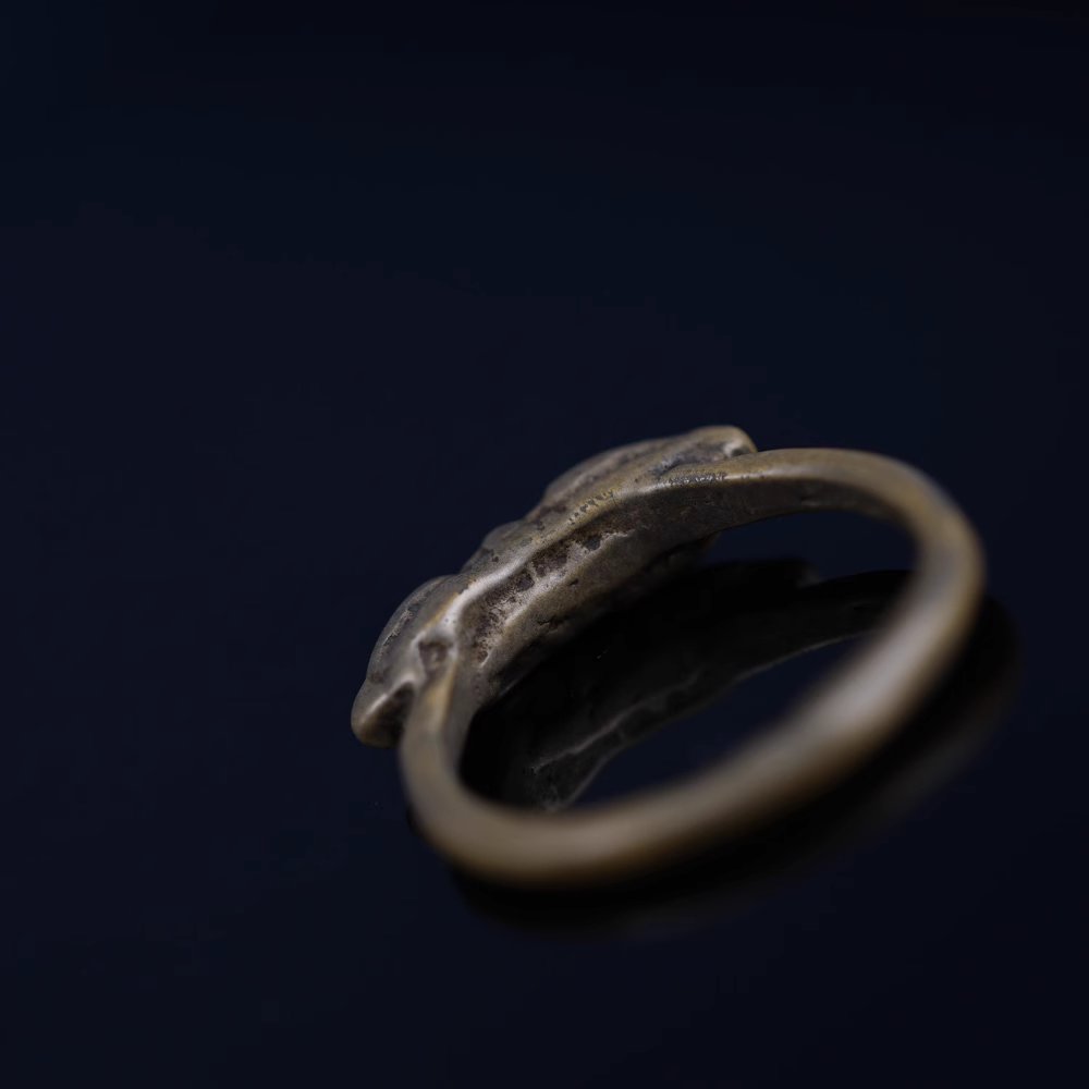 Vintage Tibetan Vajra Thunderbolt Ring