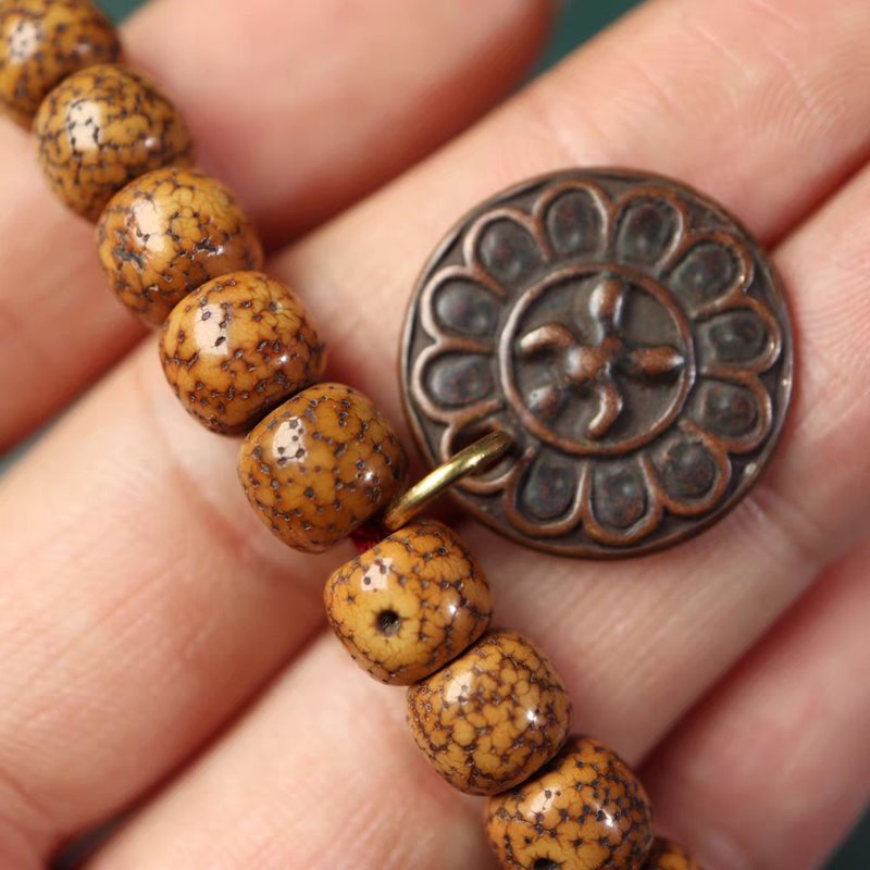 Vintage Tibetan Yamataka Copper Sigil