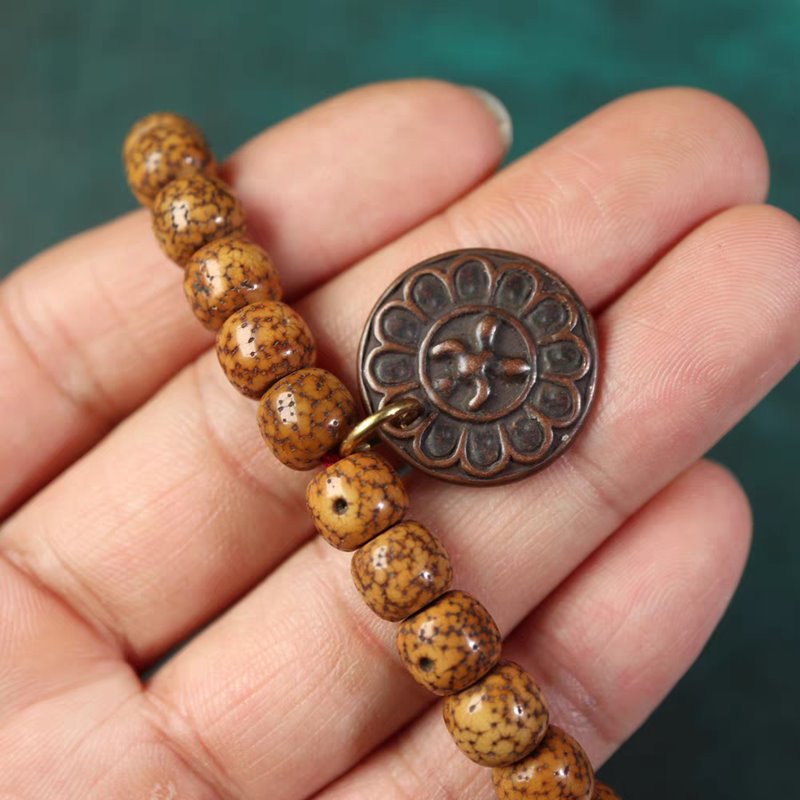 Vintage Tibetan Yamataka Copper Sigil