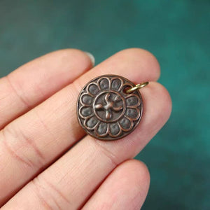 Vintage Tibetan Yamataka Copper Sigil