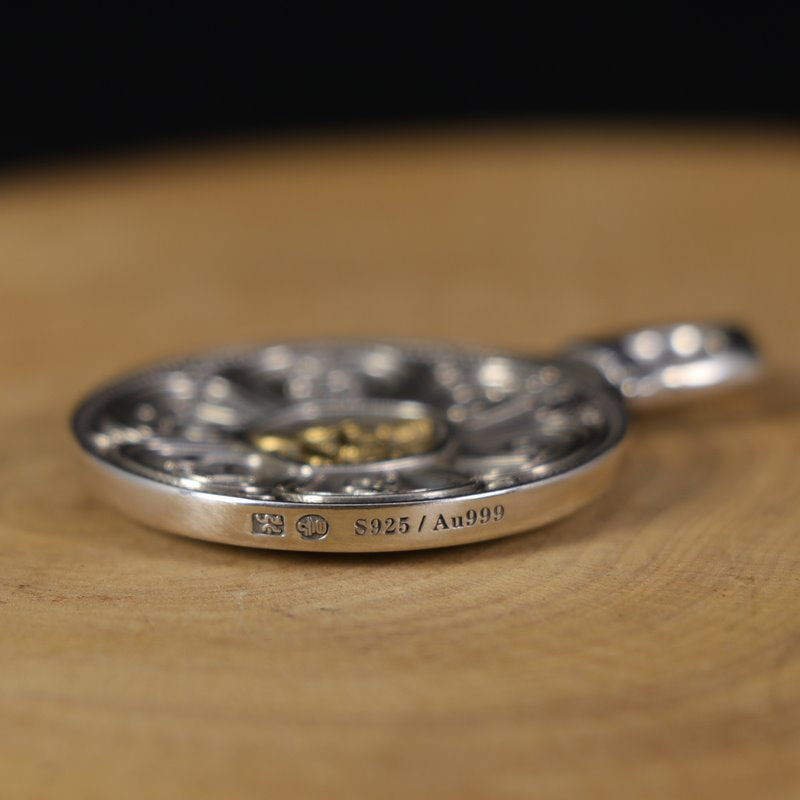 Om Mani Padme Hum Mandala Medallion