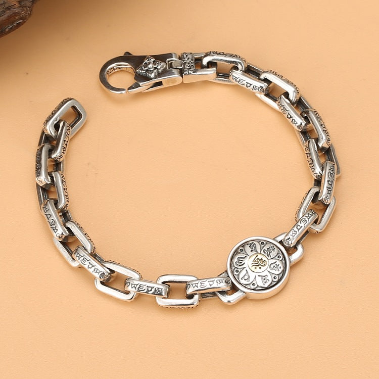 Om Mani Padme Hum Mens Power Bracelet