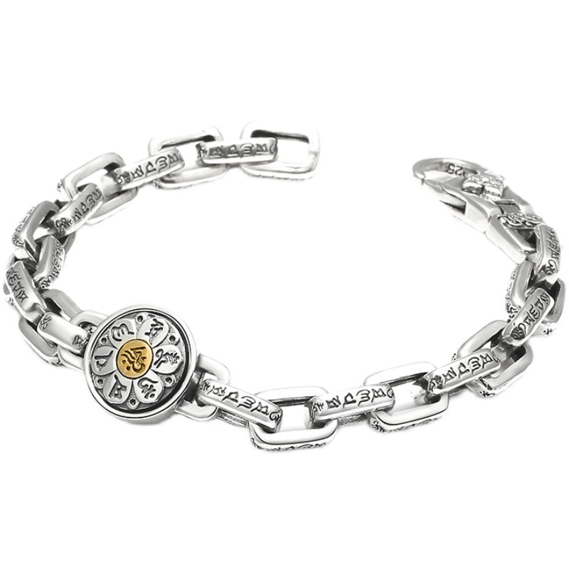 Om Mani Padme Hum Mens Power Bracelet