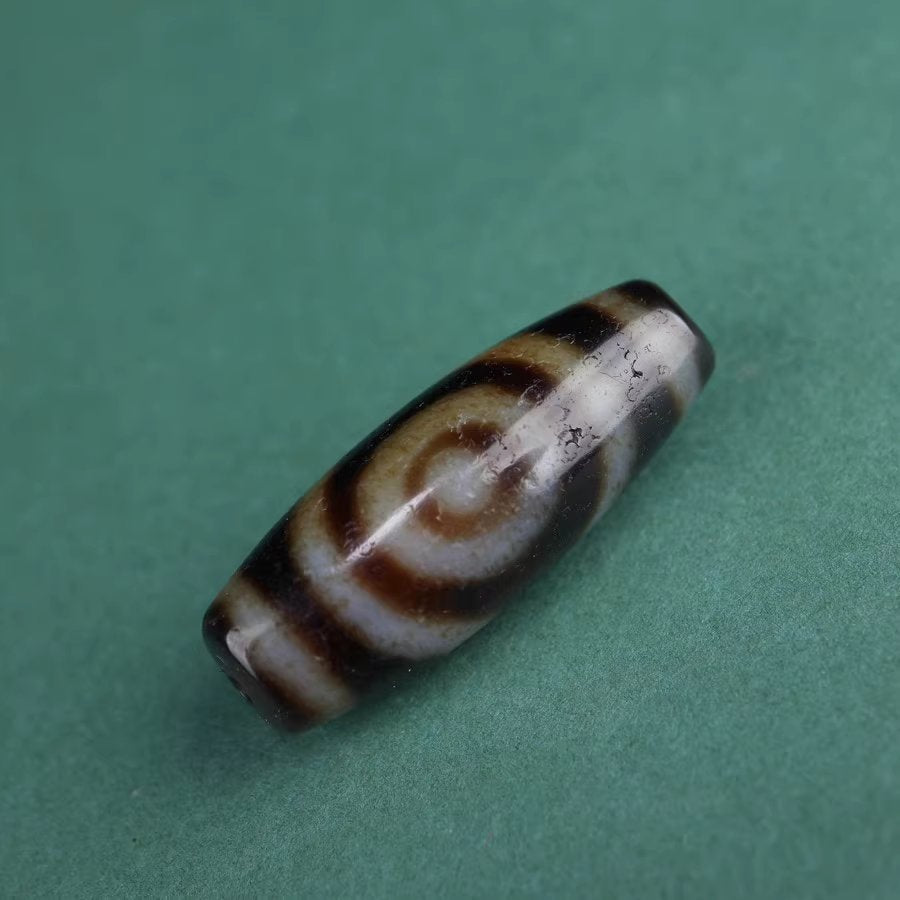 Origin of Intuition Amulet 2 Eye Dzi Bead