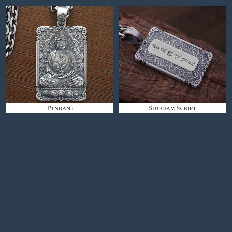 Framed Charity Amitabha Buddha Pendant