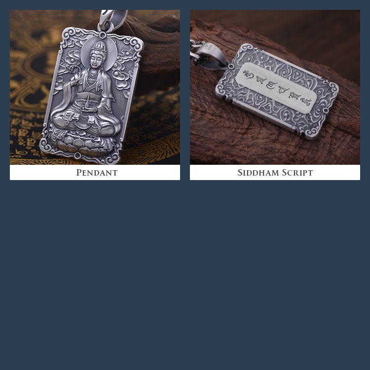 Framed Life Force Quan Yin Necklace