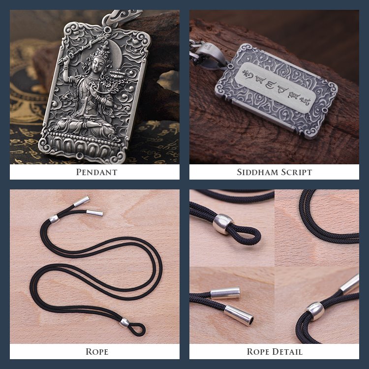 Framed Perfected Wisdom Manjushri Pendant