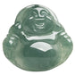 Pale Green Jade Lady Laughing Buddha Pendant