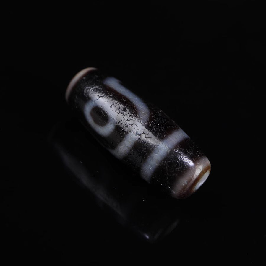 Perfecting Twofold Merit Talisman 2 Eye Dzi Bead