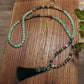 Prehnite 108 Bead Mala Necklace