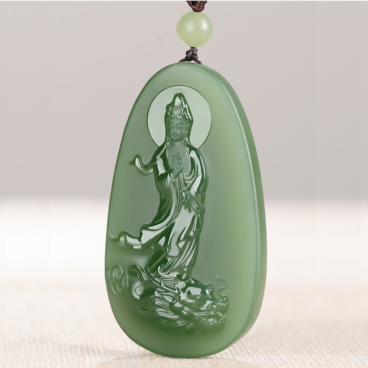 Quan Yin Jade Pendant