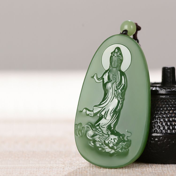 Quan Yin Jade Pendant