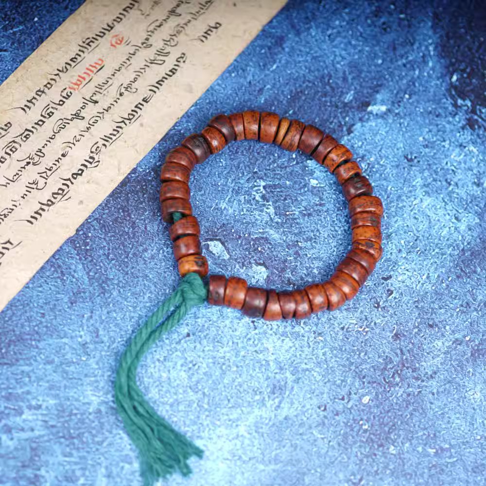 Rare Antique Tibetan Bodhiseed Wrist Mala