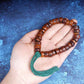 Rare Antique Tibetan Bodhiseed Wrist Mala-Mantrapiece