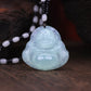 Real Jade Laughing Buddha Pendant