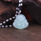 Real Jade Laughing Buddha Pendant