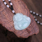 Real Jade Laughing Buddha Pendant