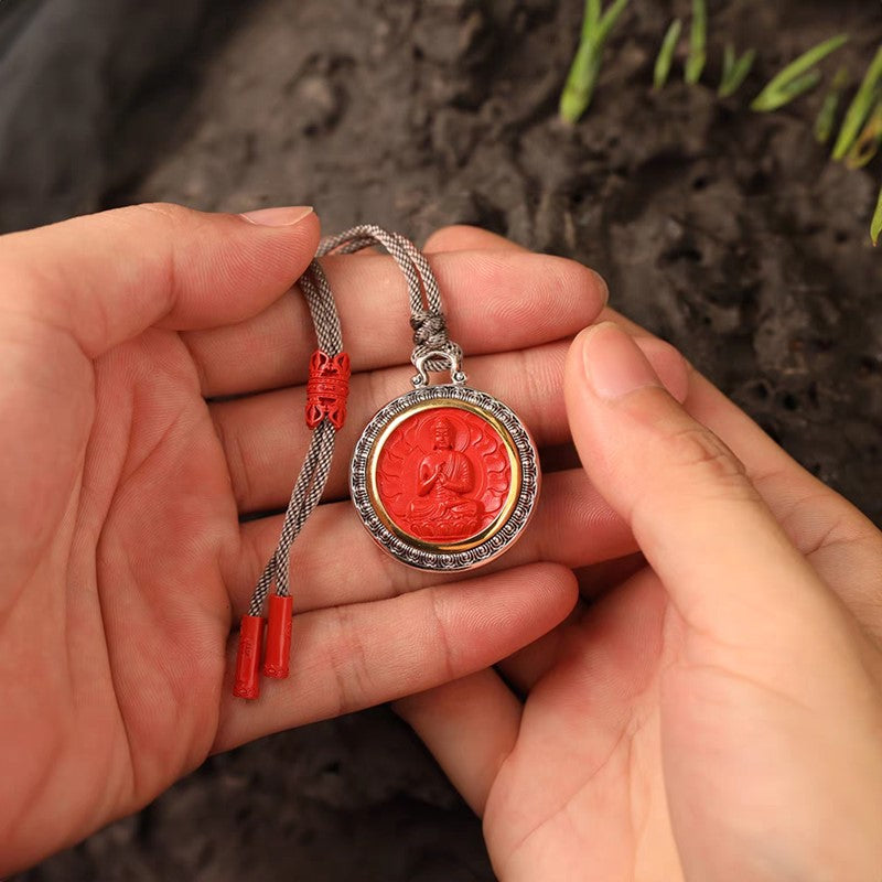 Red Buddha Charm