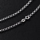 Rolo Chain Necklace Spring Ring Clasp 2.5mm