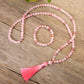 Rose Quartz 108 Mala Beads