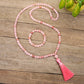 Rose Quartz 108 Mala Beads