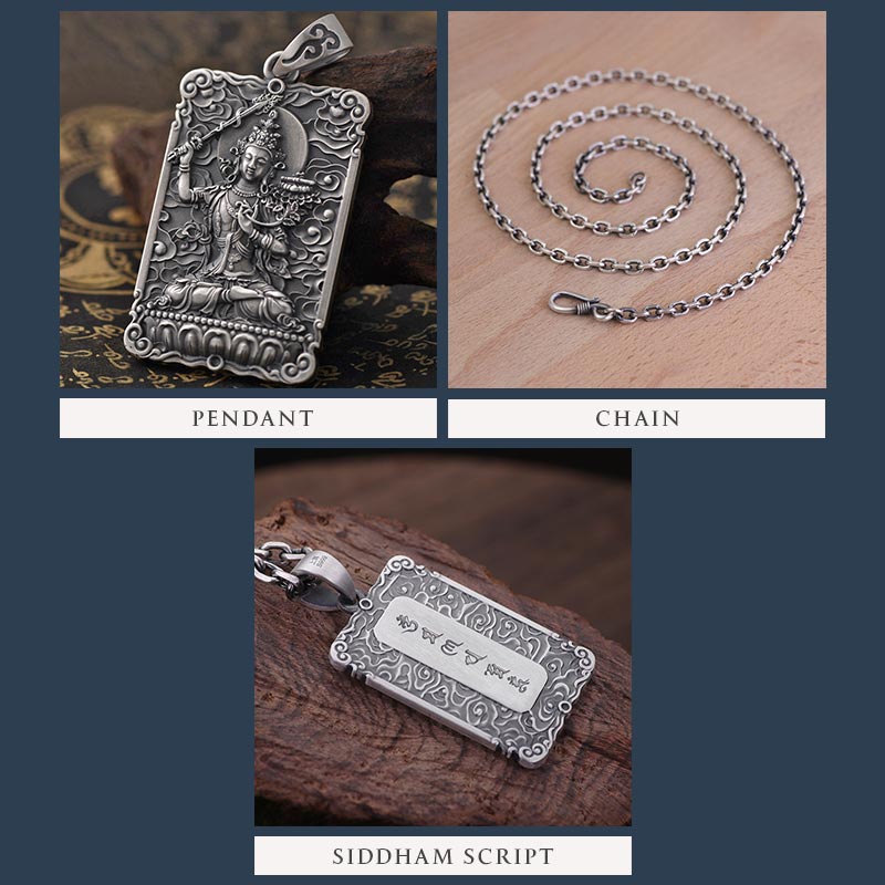 Framed Perfected Wisdom Manjushri Pendant