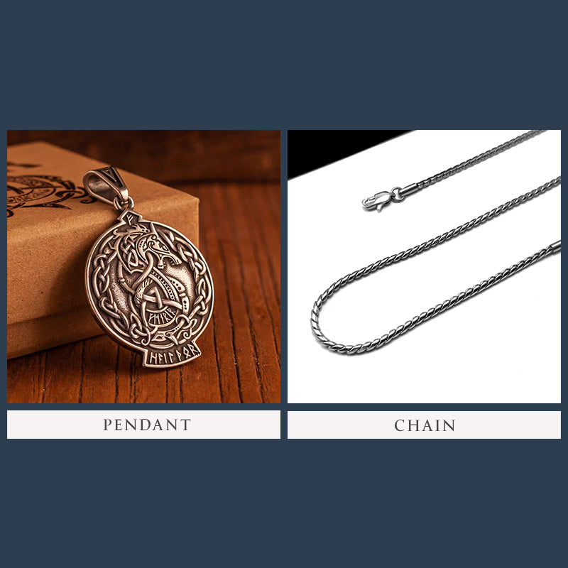 Fenrir Wolf Pendant