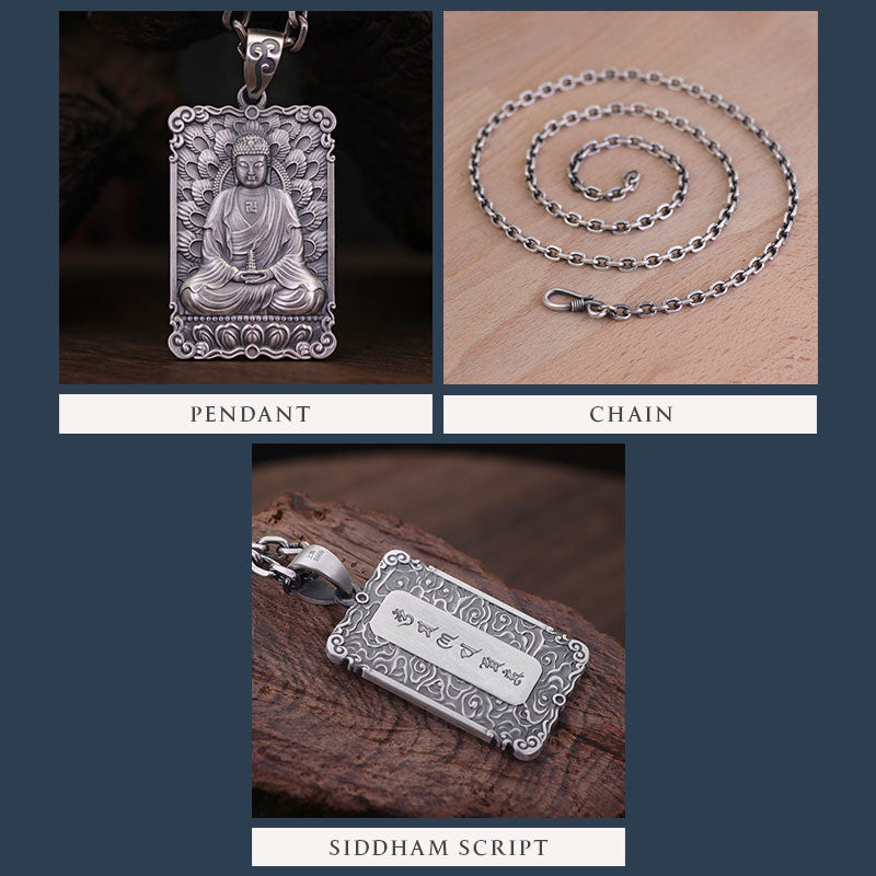 Framed Concentration Amitabha Pendant